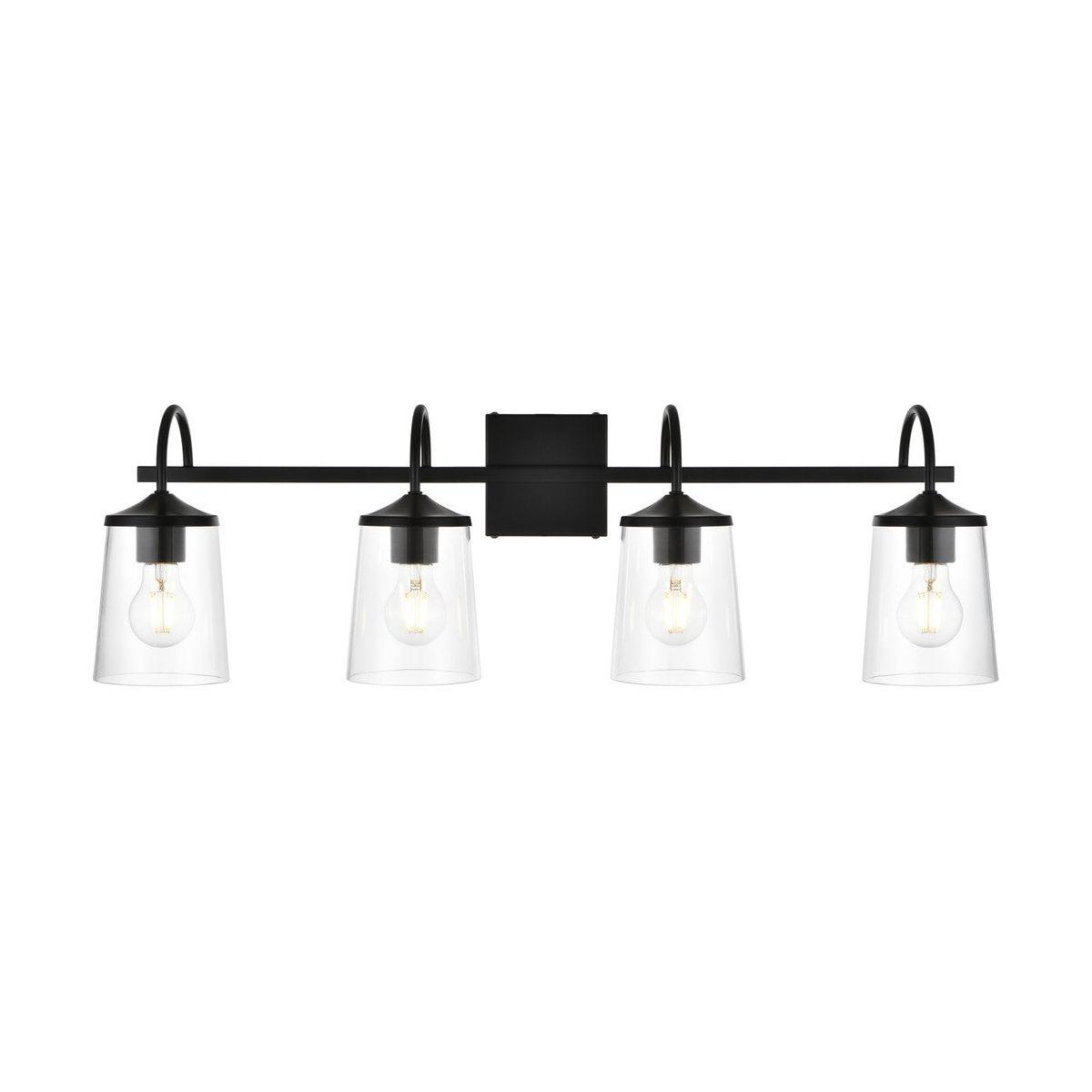 Elegant Lighting - Avani Bath Sconce - LD7313W33BLK - Canada Light Shop