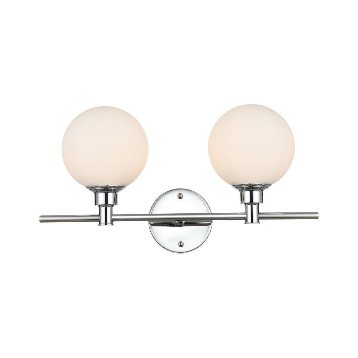 Elegant Lighting - Cordelia Bath Sconce - LD7317W19CH - Canada Light Shop