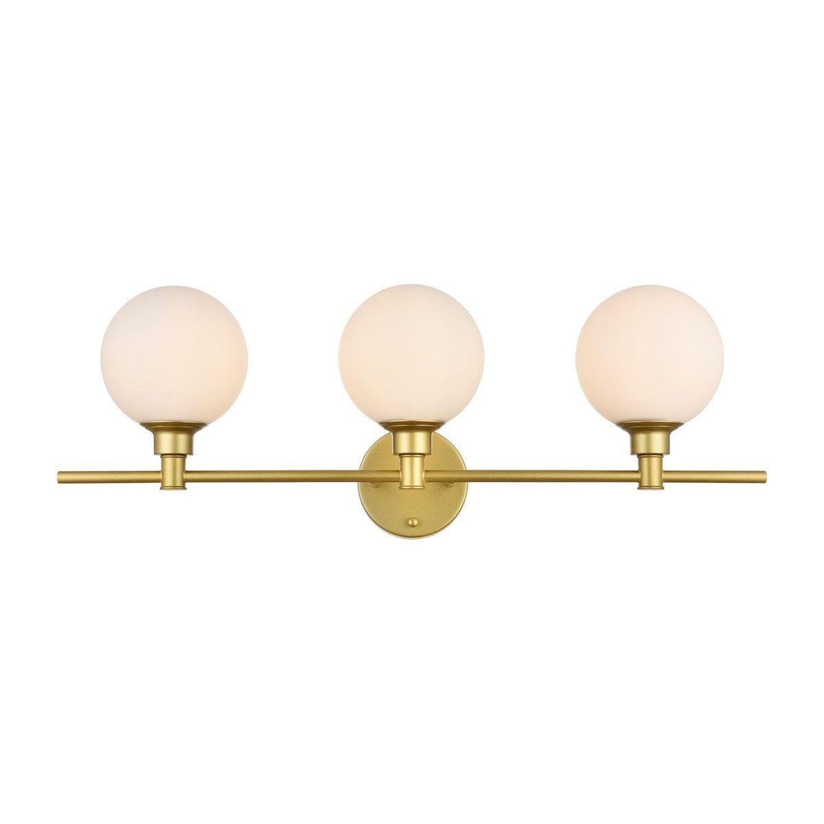 Elegant Lighting - Cordelia Bath Sconce - LD7317W28BRA - Canada Light Shop