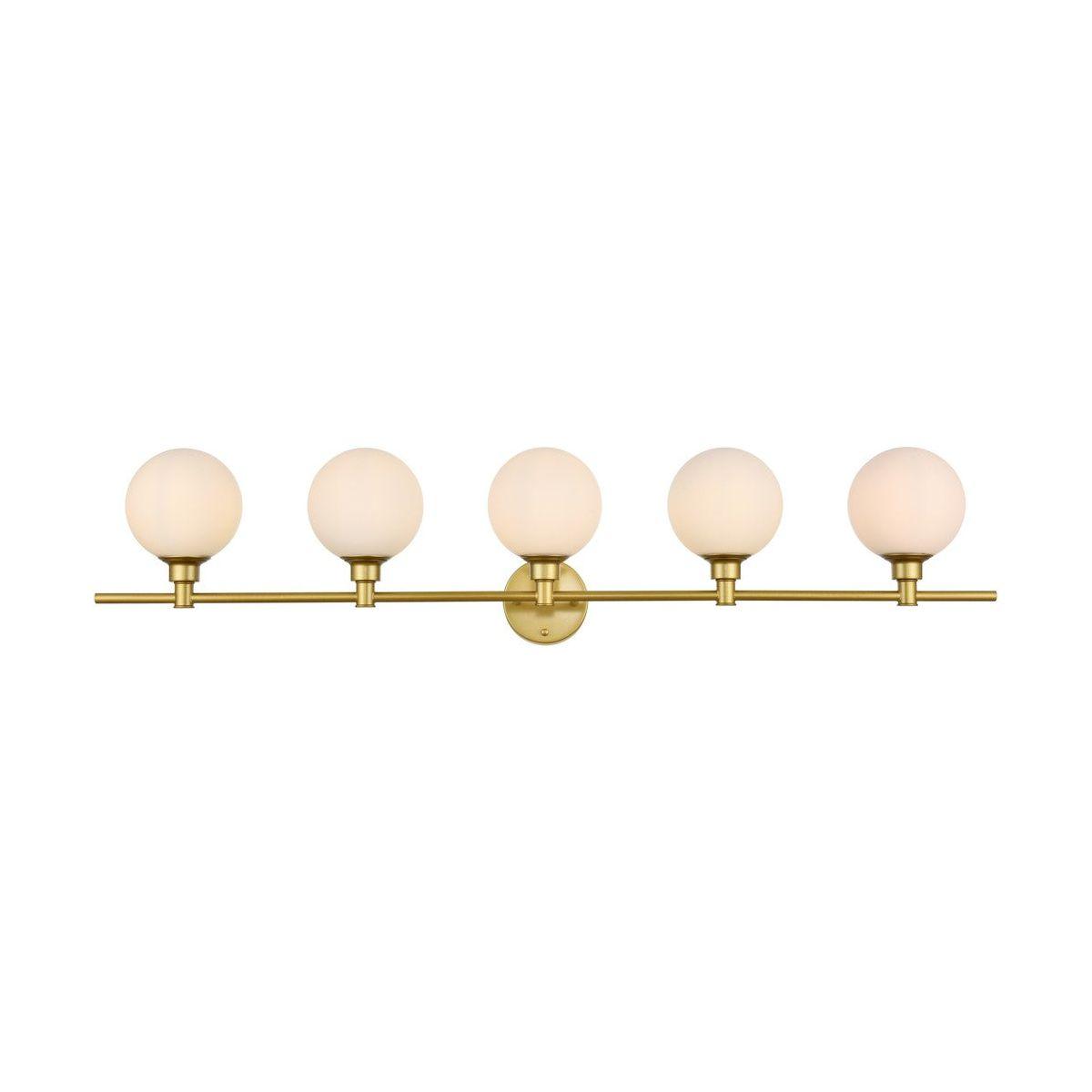 Elegant Lighting - Cordelia Bath Sconce - LD7317W47BRA - Canada Light Shop