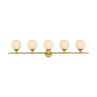 Elegant Lighting - Cordelia Bath Sconce - LD7317W47BRA - Canada Light Shop