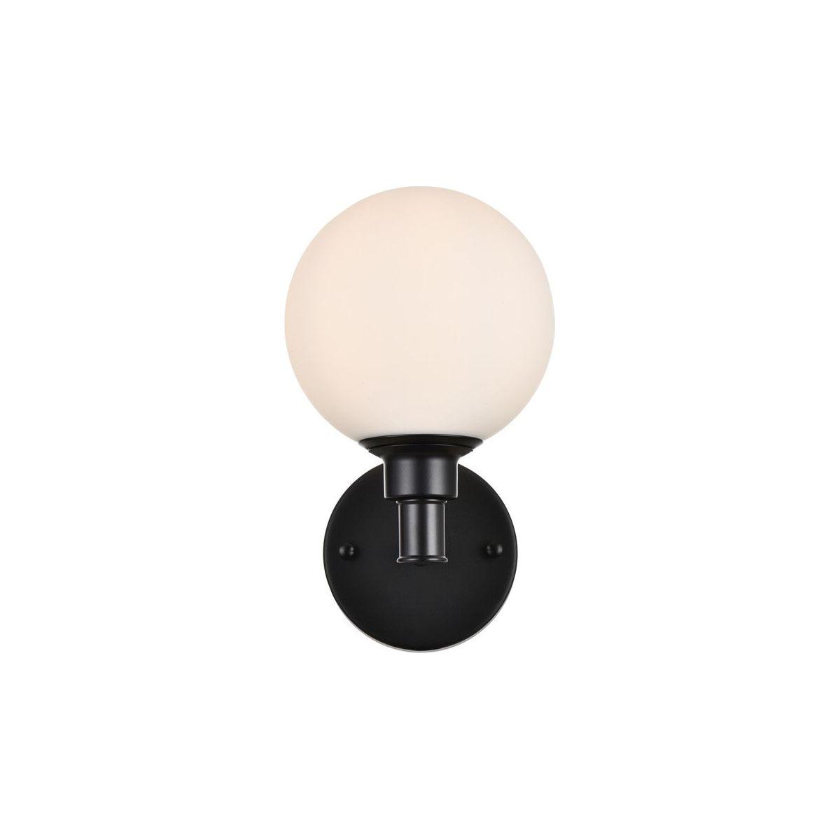 Elegant Lighting - Cordelia Bath Sconce - LD7317W6BLK - Canada Light Shop
