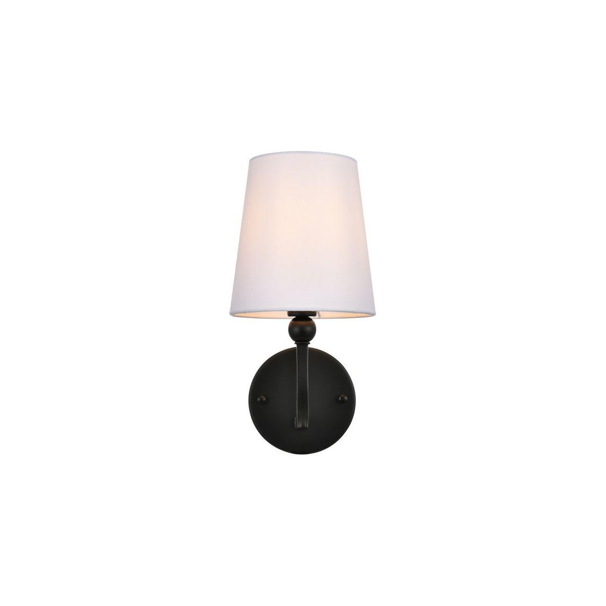 Elegant Lighting - Colson Bath Sconce - LD7322W6BLK - Canada Light Shop