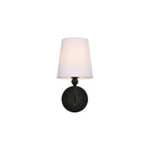 Elegant Lighting - Colson Bath Sconce - LD7322W6BLK - Canada Light Shop
