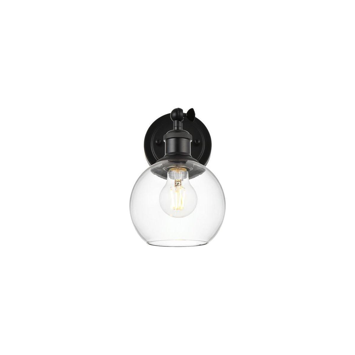 Elegant Lighting - Kai Bath Sconce - LD7325W6BLK - Canada Light Shop