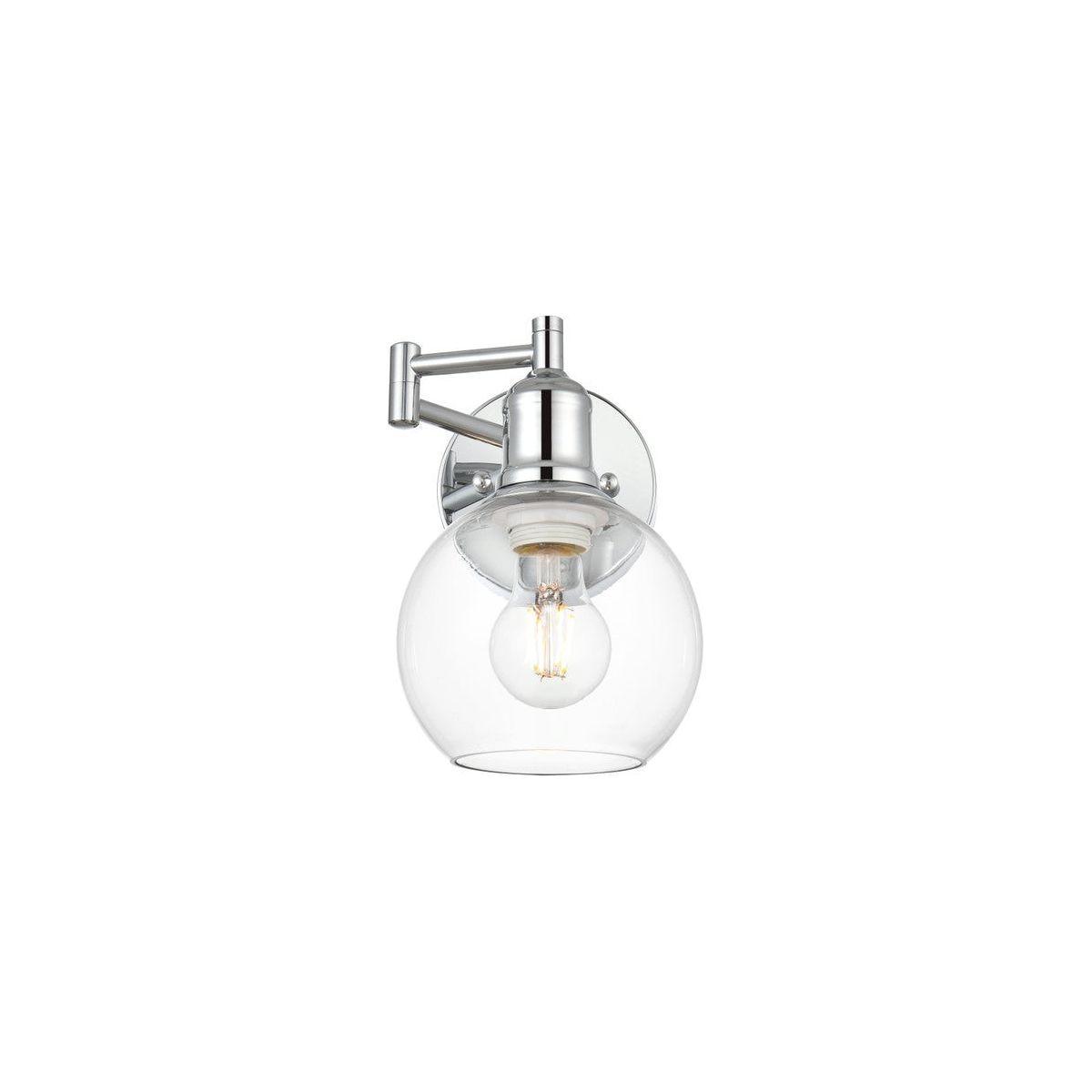 Elegant Lighting - Davian Swing Arm Wall Sconce - LD7327W6CH - Canada Light Shop