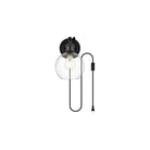 Elegant Lighting - Wesson Wall Sconce - LD7330W6BLK - Canada Light Shop