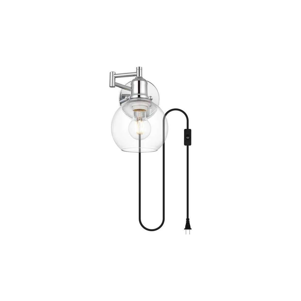 Elegant Lighting - Caspian Wall Sconce - LD7332W6CH - Canada Light Shop
