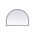 Elegant Lighting - Ayra Mirror - MR1A3324BLK - Canada Light Shop