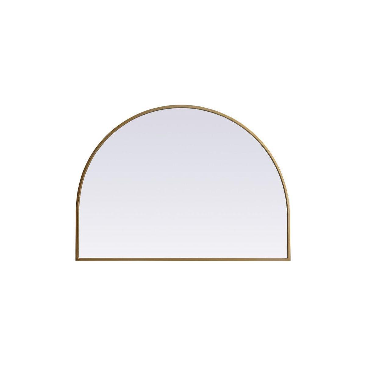 Elegant Lighting - Ayra Mirror - MR1A3324BRS - Canada Light Shop
