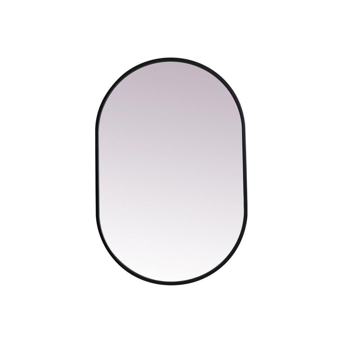 Elegant Lighting - Asha Mirror - MR2A2030BLK - Canada Light Shop