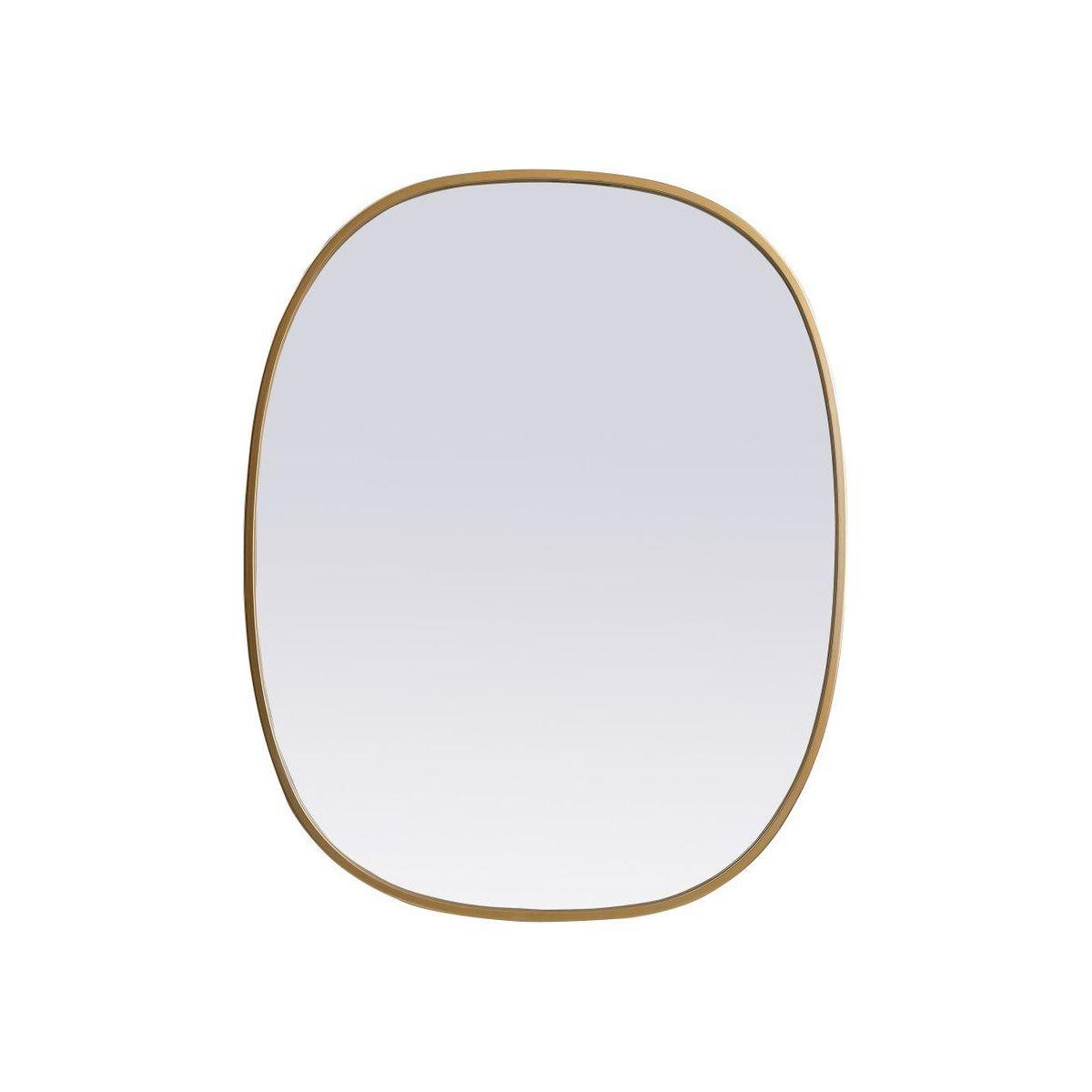 Elegant Lighting - Brynn Mirror - MR2B2430BRS - Canada Light Shop