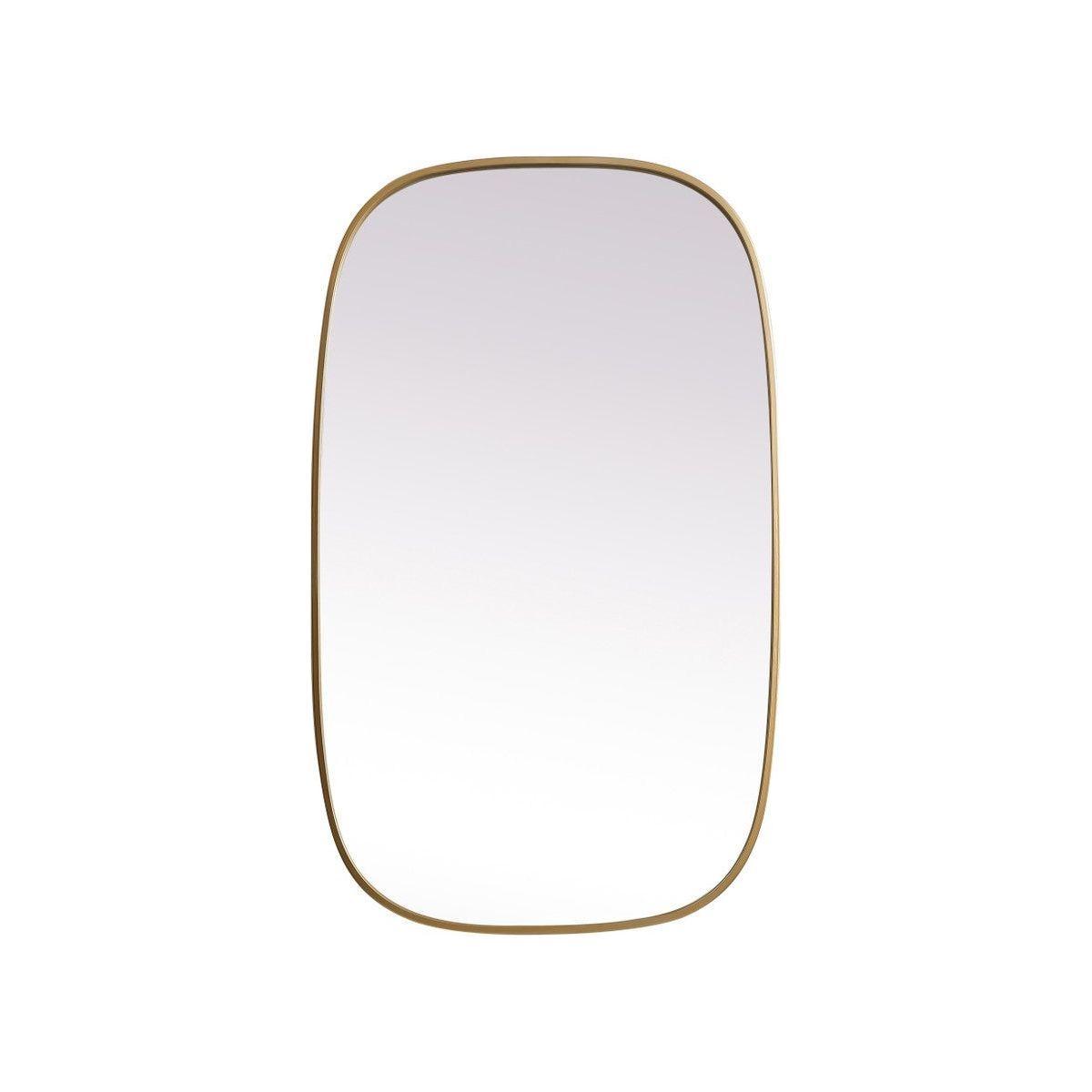 Elegant Lighting - Brynn Mirror - MR2B2440BRS - Canada Light Shop