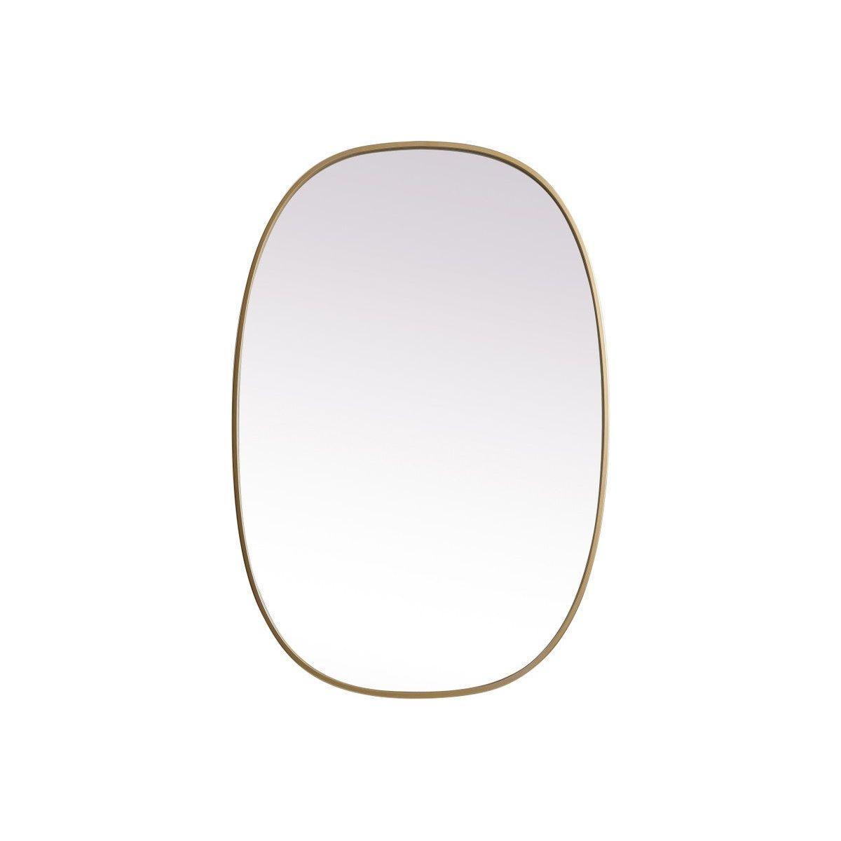 Elegant Lighting - Brynn Mirror - MR2B2740BRS - Canada Light Shop