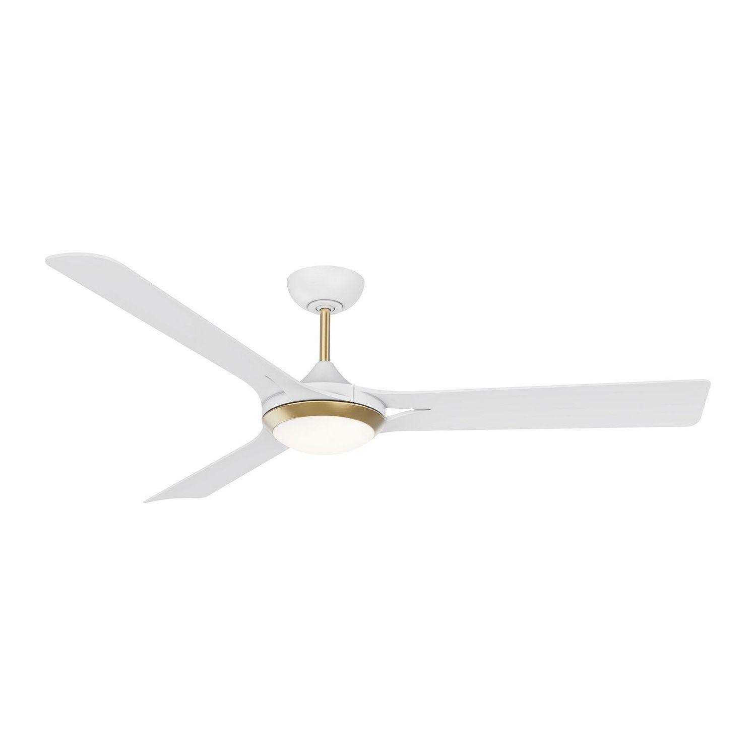 Kendal Lighting - Ori Ceiling Fan - AC30760-MWH/OCB - Canada Light Shop