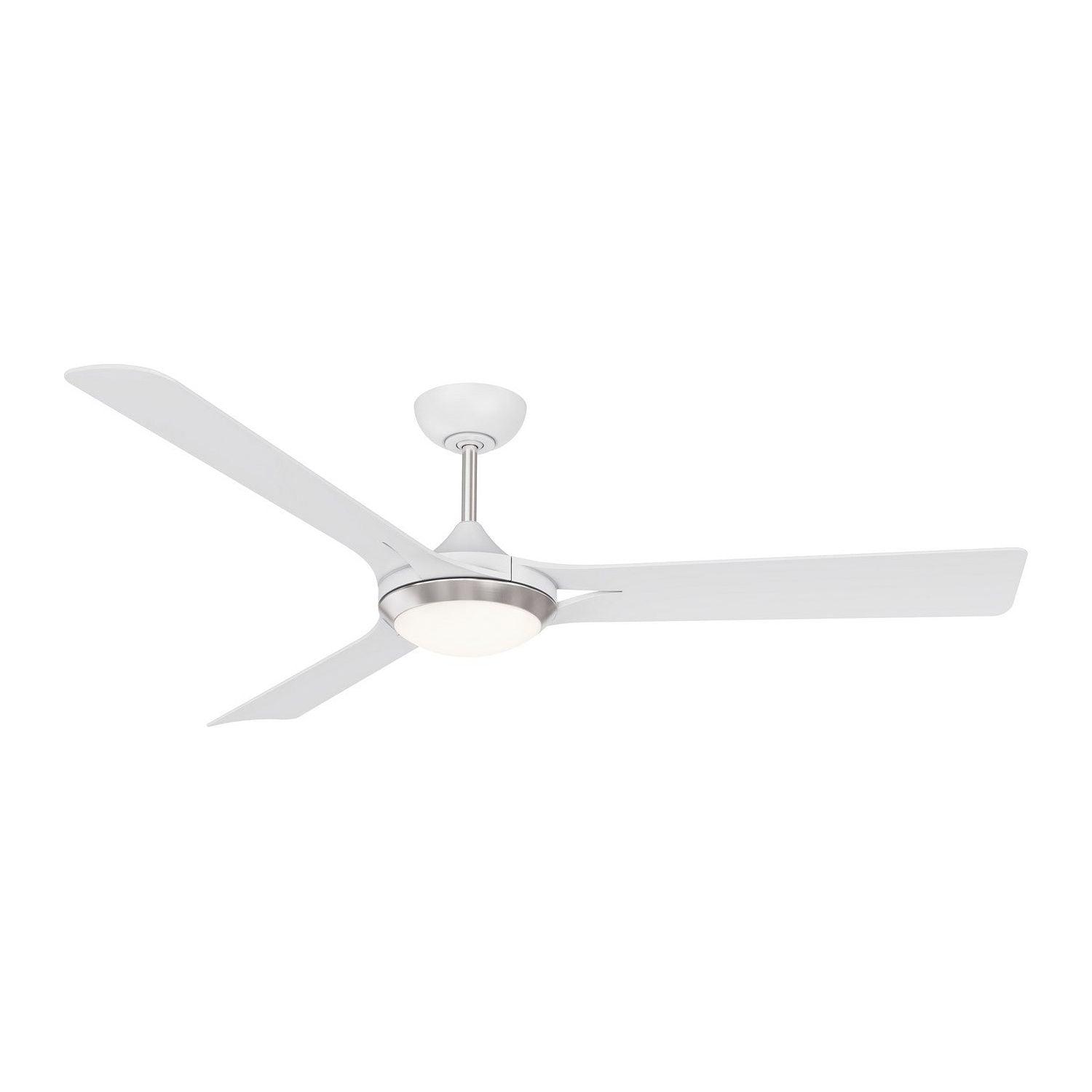 Kendal Lighting - Ori Ceiling Fan - AC30760-MWH/SN - Canada Light Shop