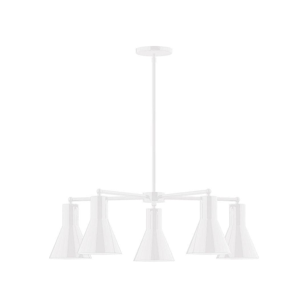 Montclair Light Works - Axis Flare LED Chandelier - CHC436-44-L10 - Canada Light Shop