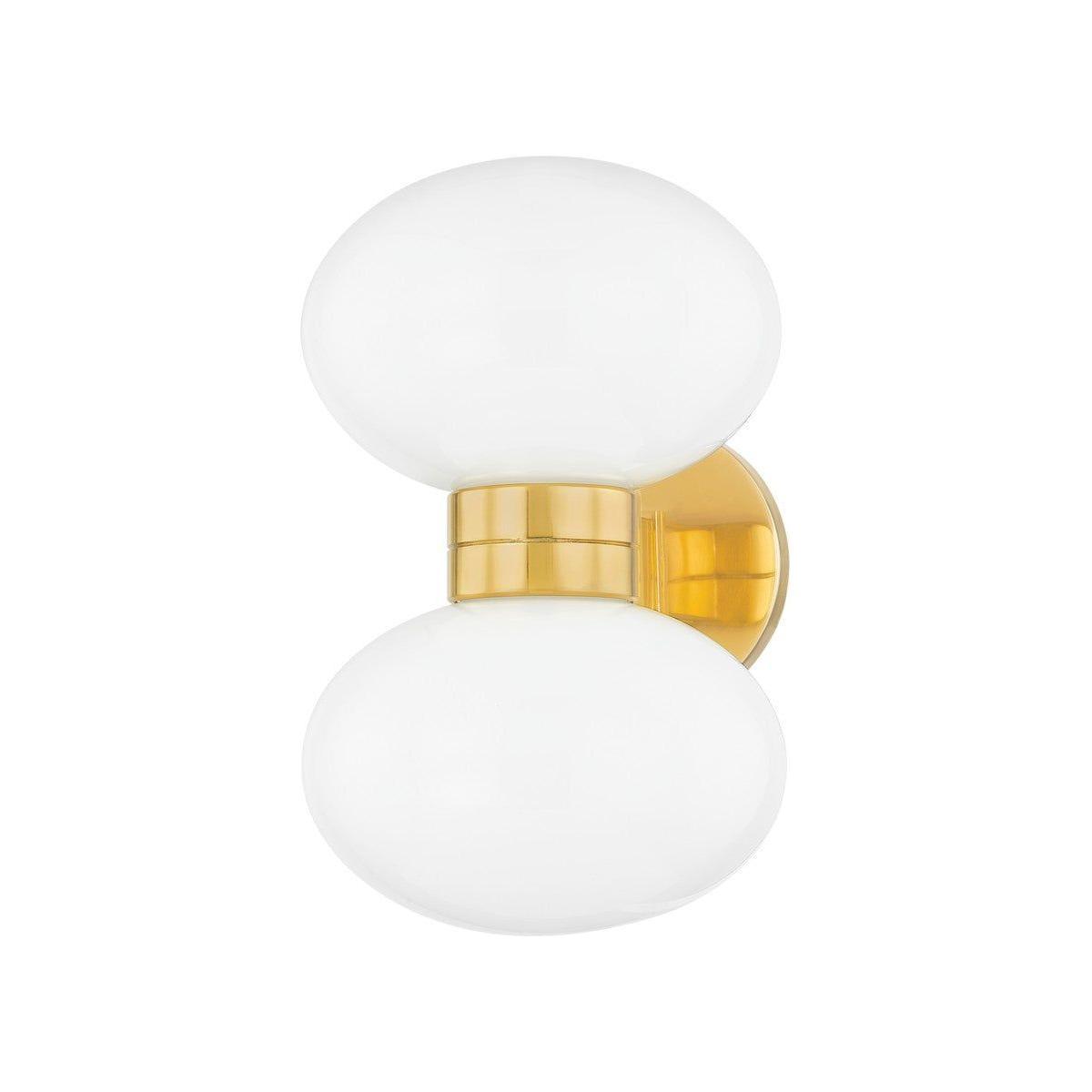 Hudson Valley Lighting - Otsego Wall Sconce - 2402-AGB - Canada Light Shop