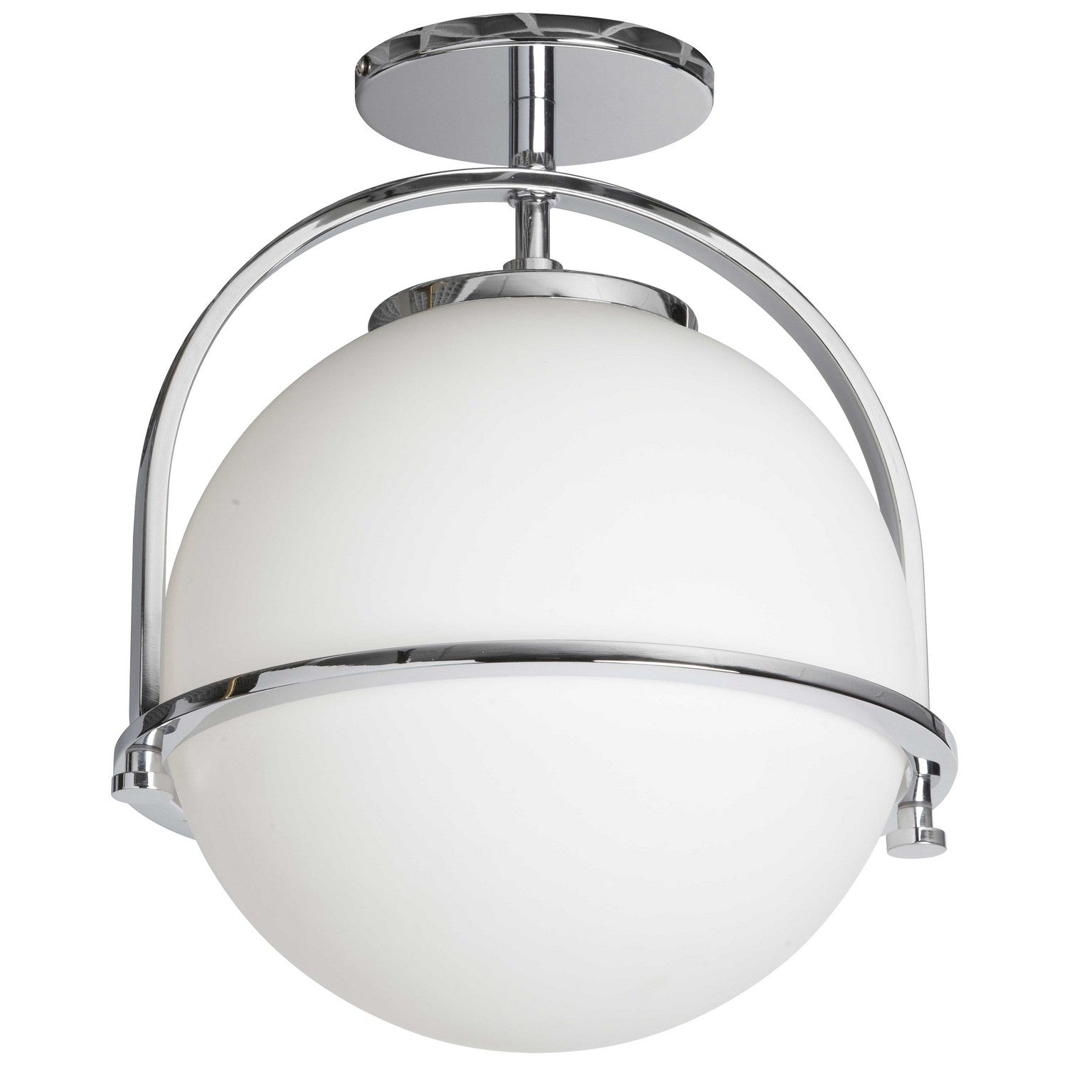Dainolite Canada - PAO-121SF-PC - One Light Semi Flush Mount - Paola - Polished Chrome