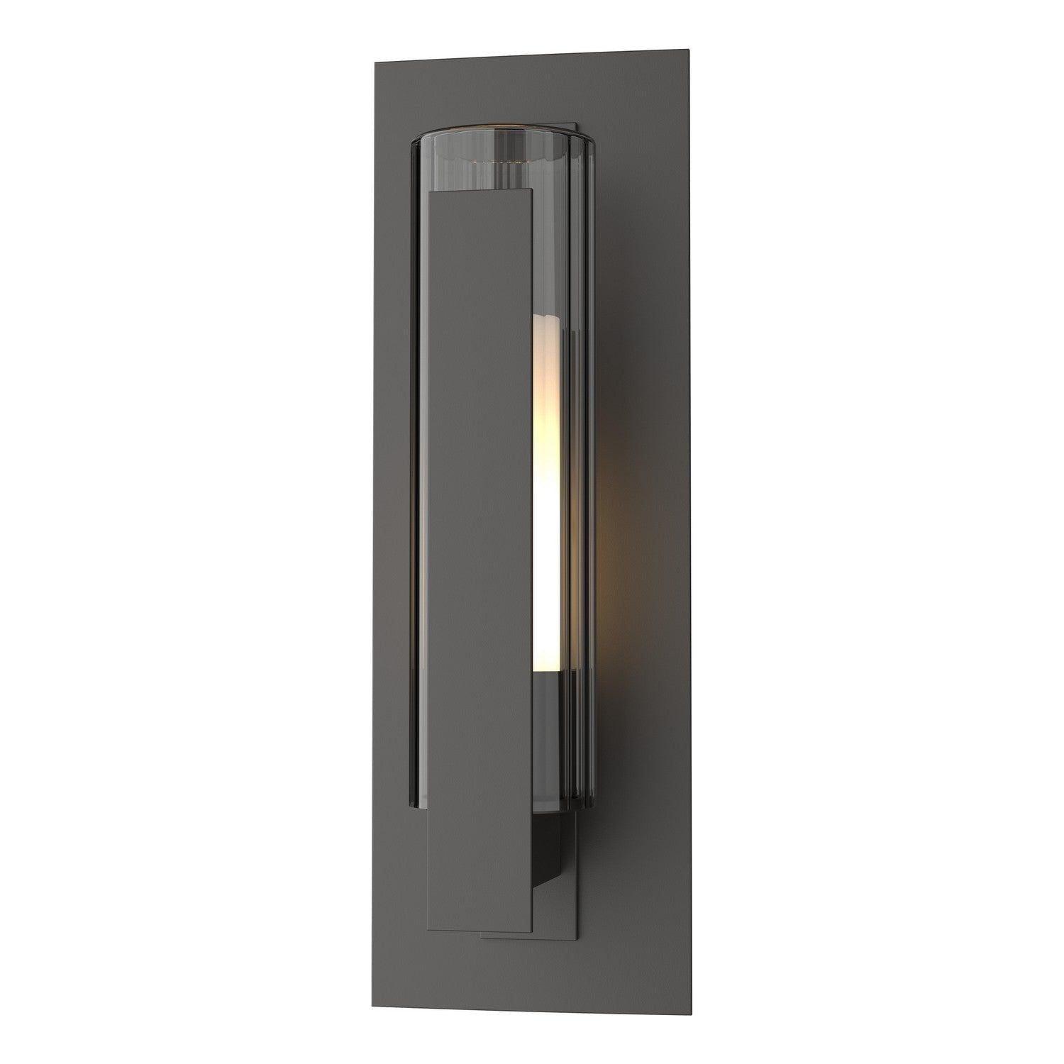 Hubbardton Forge - Vertical Bar Outdoor Wall Sconce - Fluted Glass - 307281-SKT-14-ZU0660 - Canada Light Shop