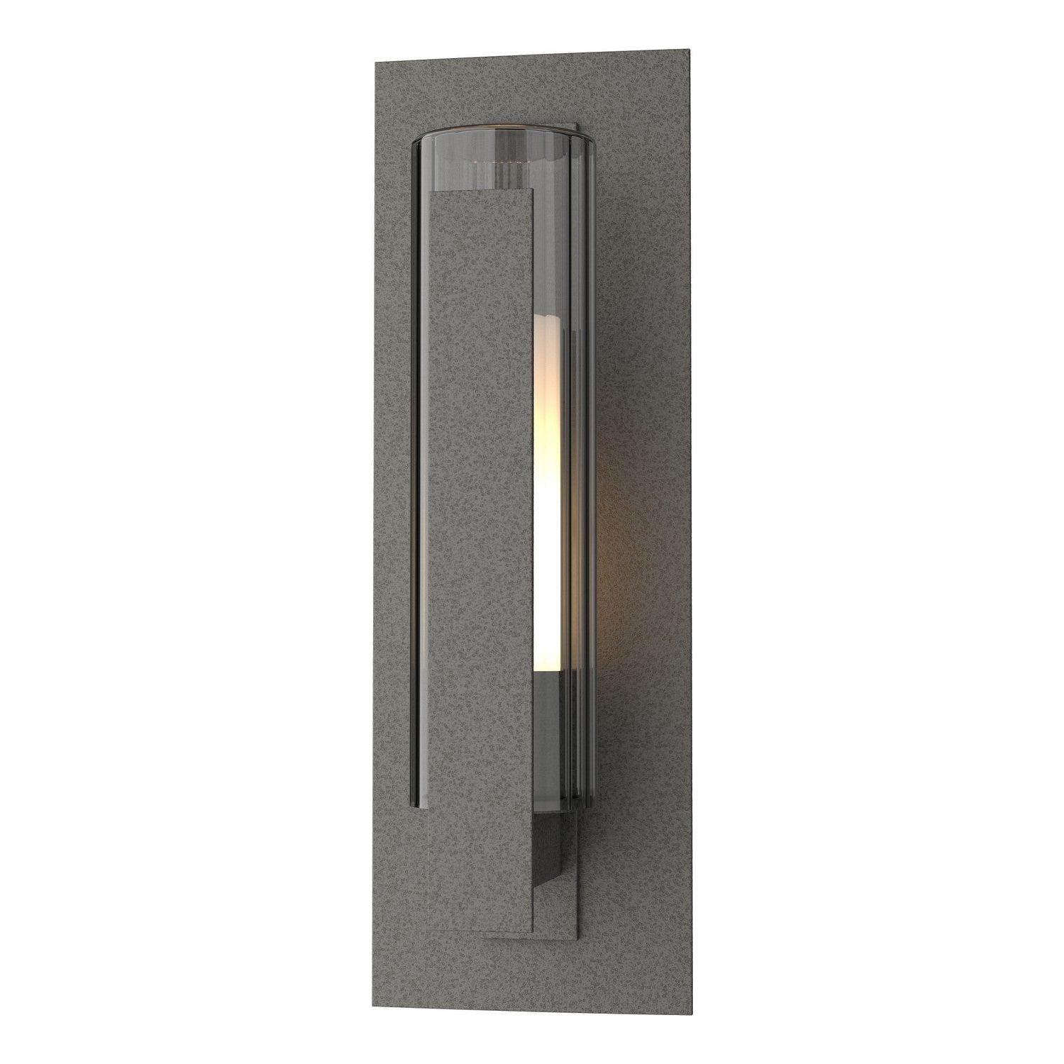 Hubbardton Forge - Vertical Bar Outdoor Wall Sconce - Fluted Glass - 307281-SKT-20-ZU0660 - Canada Light Shop