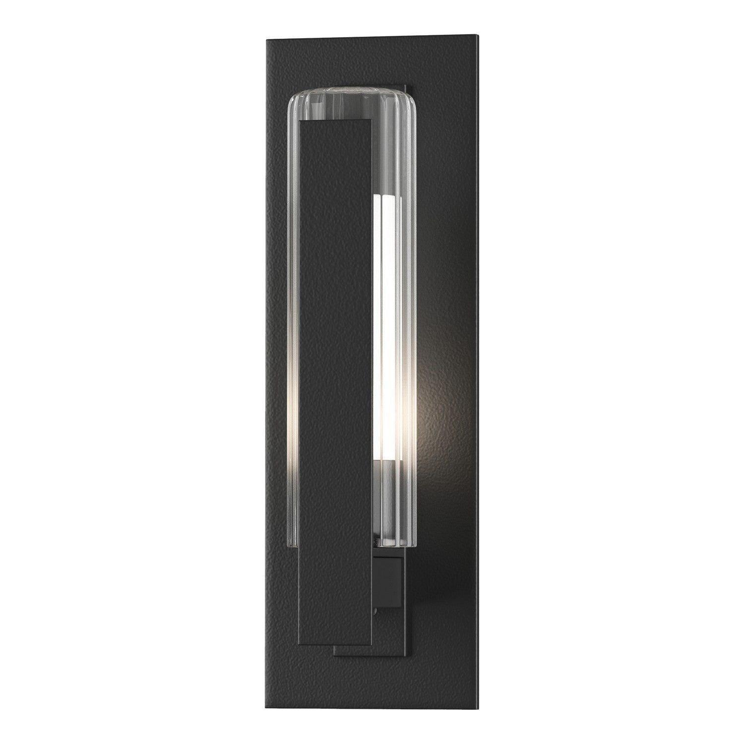 Hubbardton Forge - Vertical Bar Outdoor Wall Sconce - Fluted Glass - 307281-SKT-80-ZU0660 - Canada Light Shop