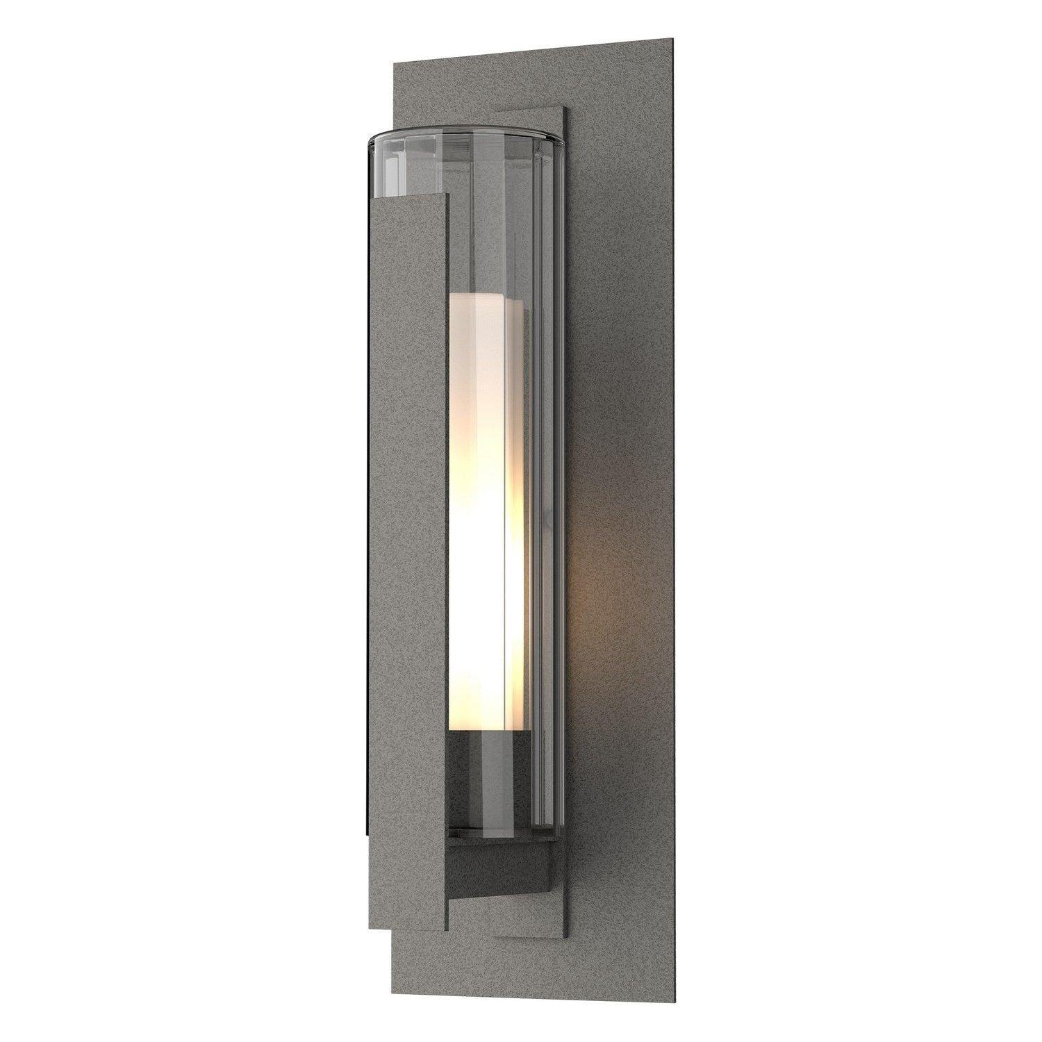 Hubbardton Forge - Vertical Bar Outdoor Wall Sconce - Fluted Glass - 307283-SKT-20-ZU0662 - Canada Light Shop