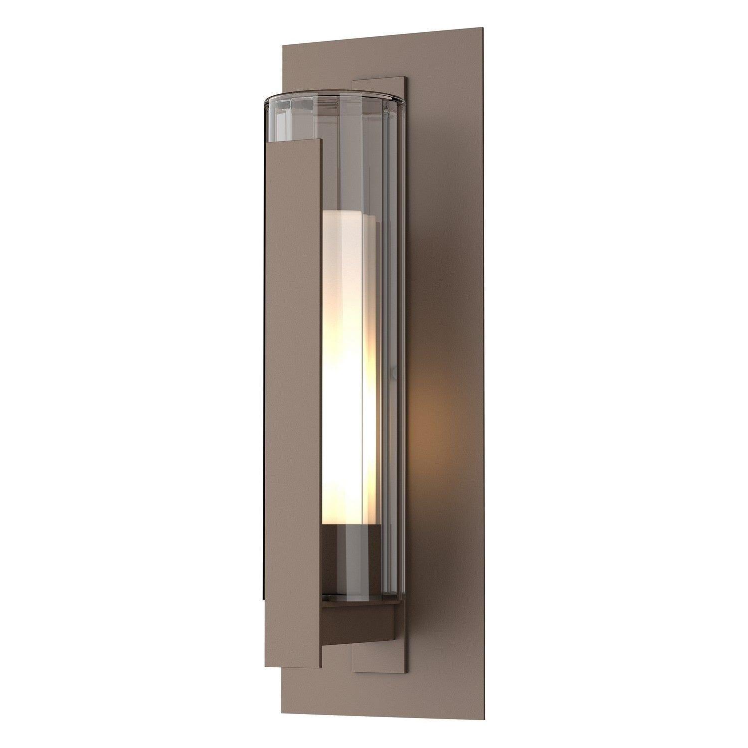 Hubbardton Forge - Vertical Bar Outdoor Wall Sconce - Fluted Glass - 307283-SKT-75-ZU0662 - Canada Light Shop