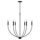 Capital Lighting - 452161MB - Six Light Chandelier - Ansley - Matte Black