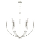 Capital Lighting - 452191BN - Nine Light Chandelier - Ansley - Brushed Nickel