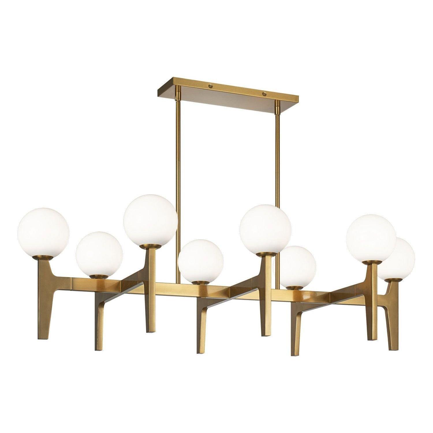 Matteo Lighting - Scriben Linear LED Pendant - C34918AGOP - Canada Light Shop