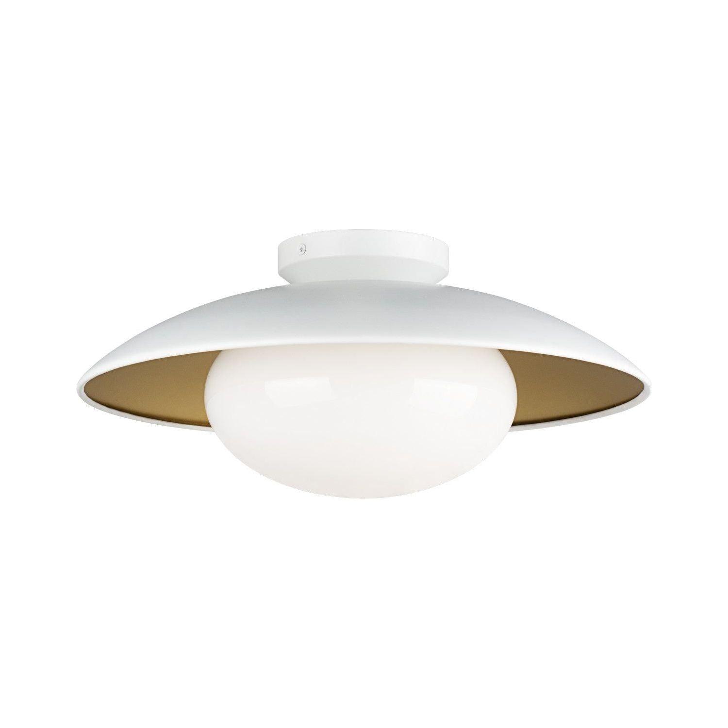 Matteo Lighting - Hatley Ceiling Mount - M13121WHOP - Canada Light Shop