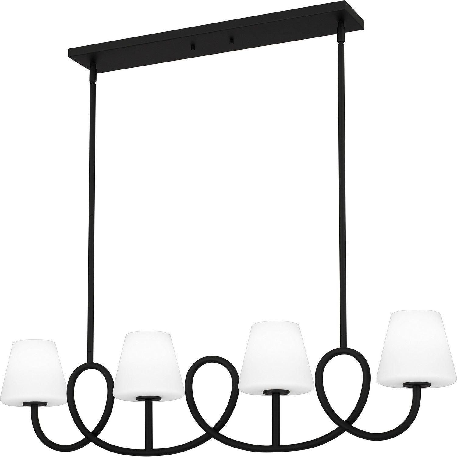 Quoizel - Atkins Linear Chandelier - ATK440MBK - Canada Light Shop