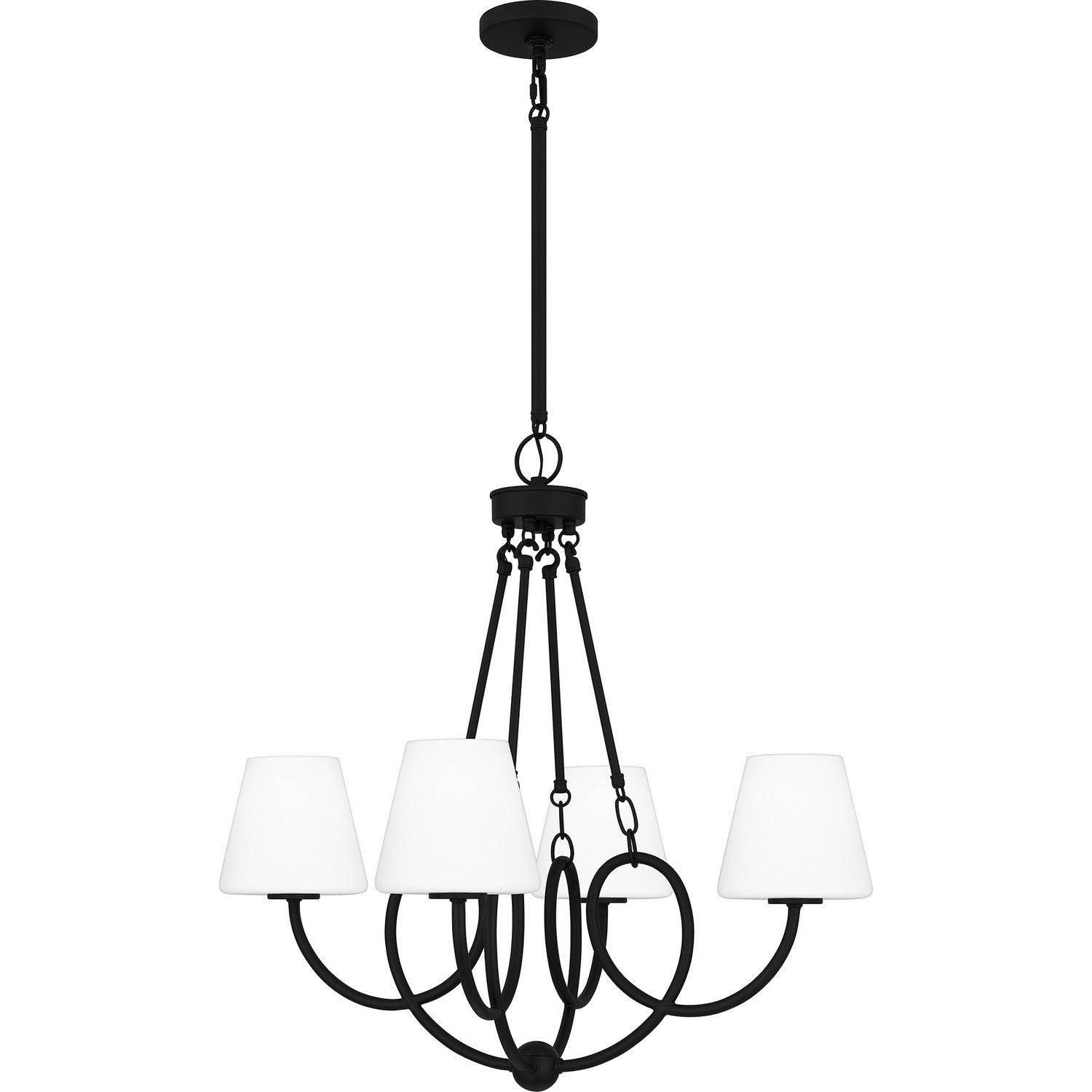 Quoizel - Atkins Chandelier - ATK5027MBK - Canada Light Shop