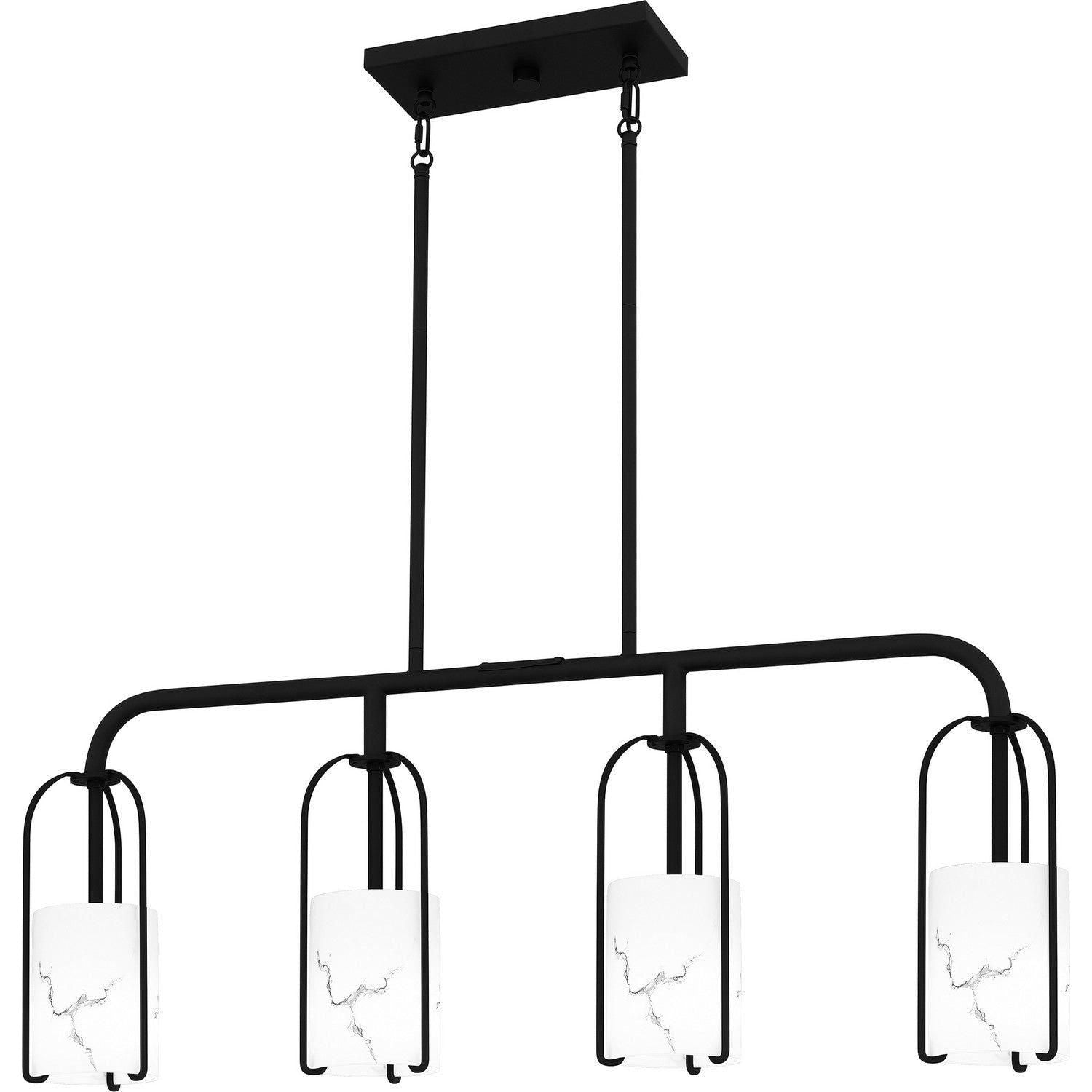 Quoizel - Fairbanks Linear Chandelier - FRB438MBK - Canada Light Shop