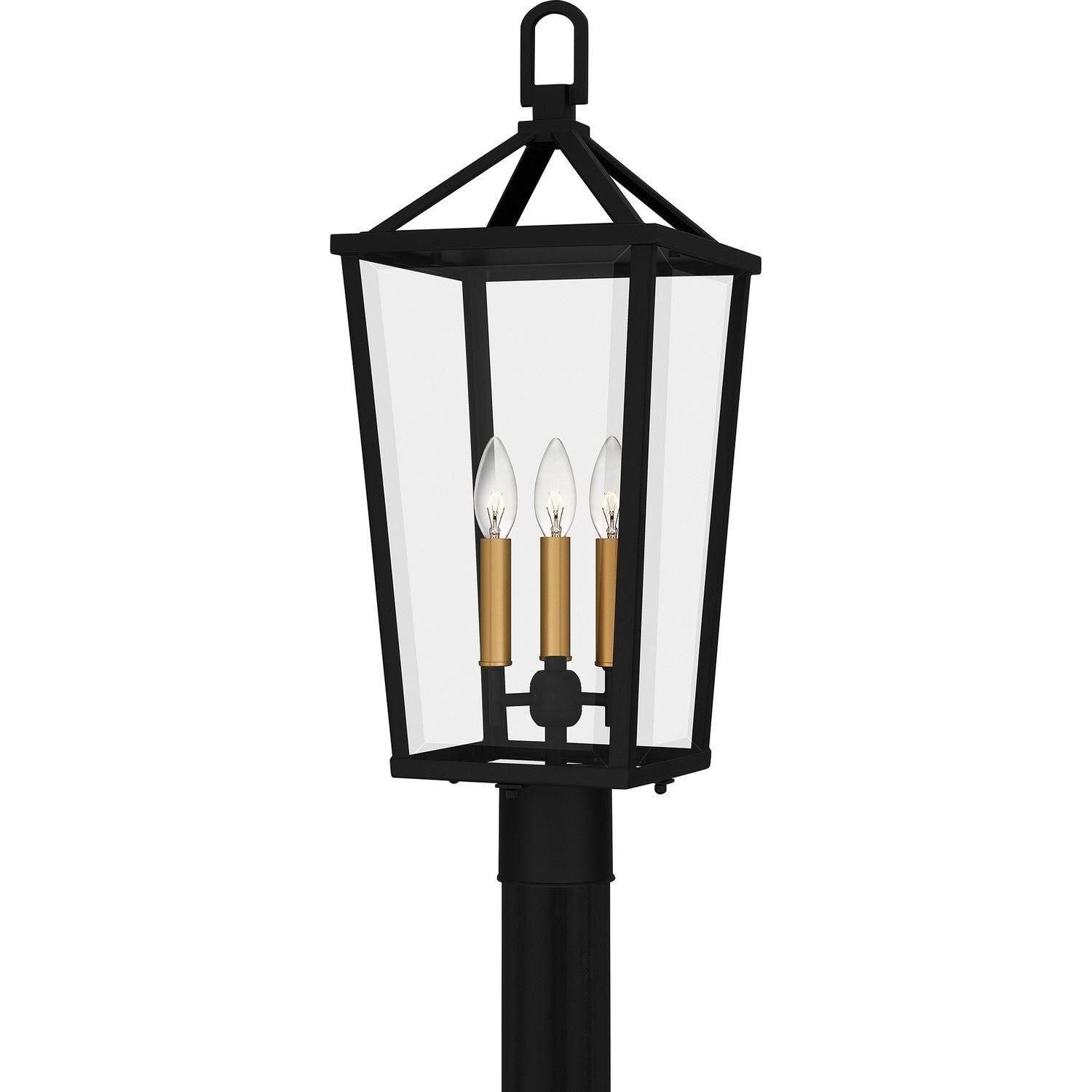 Quoizel - Hull Outdoor Post Mount - HUL9009MBK - Canada Light Shop