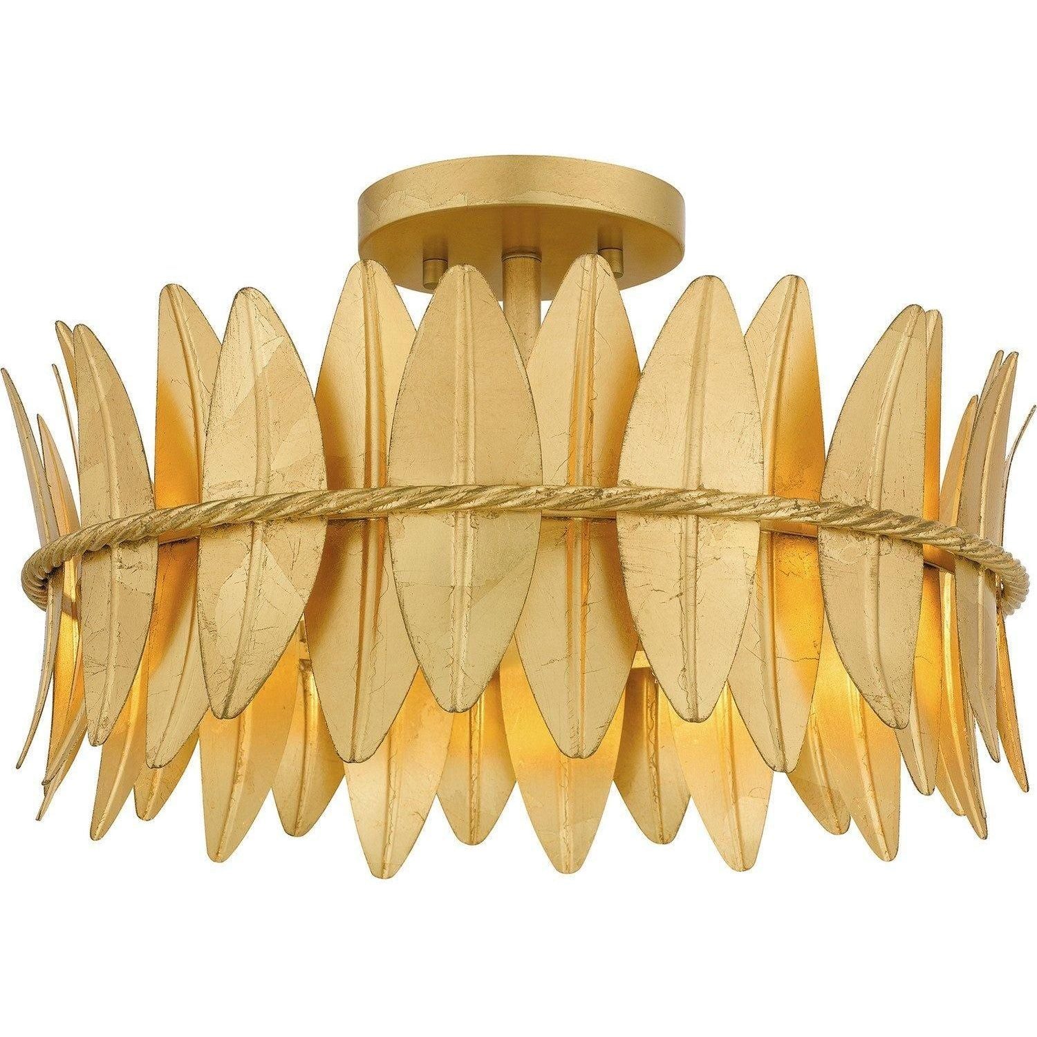 Quoizel - Liza Semi Flush Mount - LIZ1716GFL - Canada Light Shop