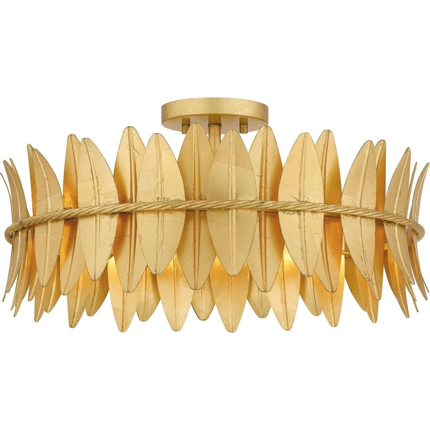Quoizel - Liza Semi Flush Mount - LIZ1720GFL - Canada Light Shop