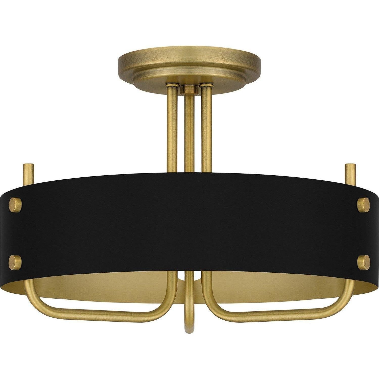 Quoizel - Madden Semi Flush Mount - MAD1717AB - Canada Light Shop