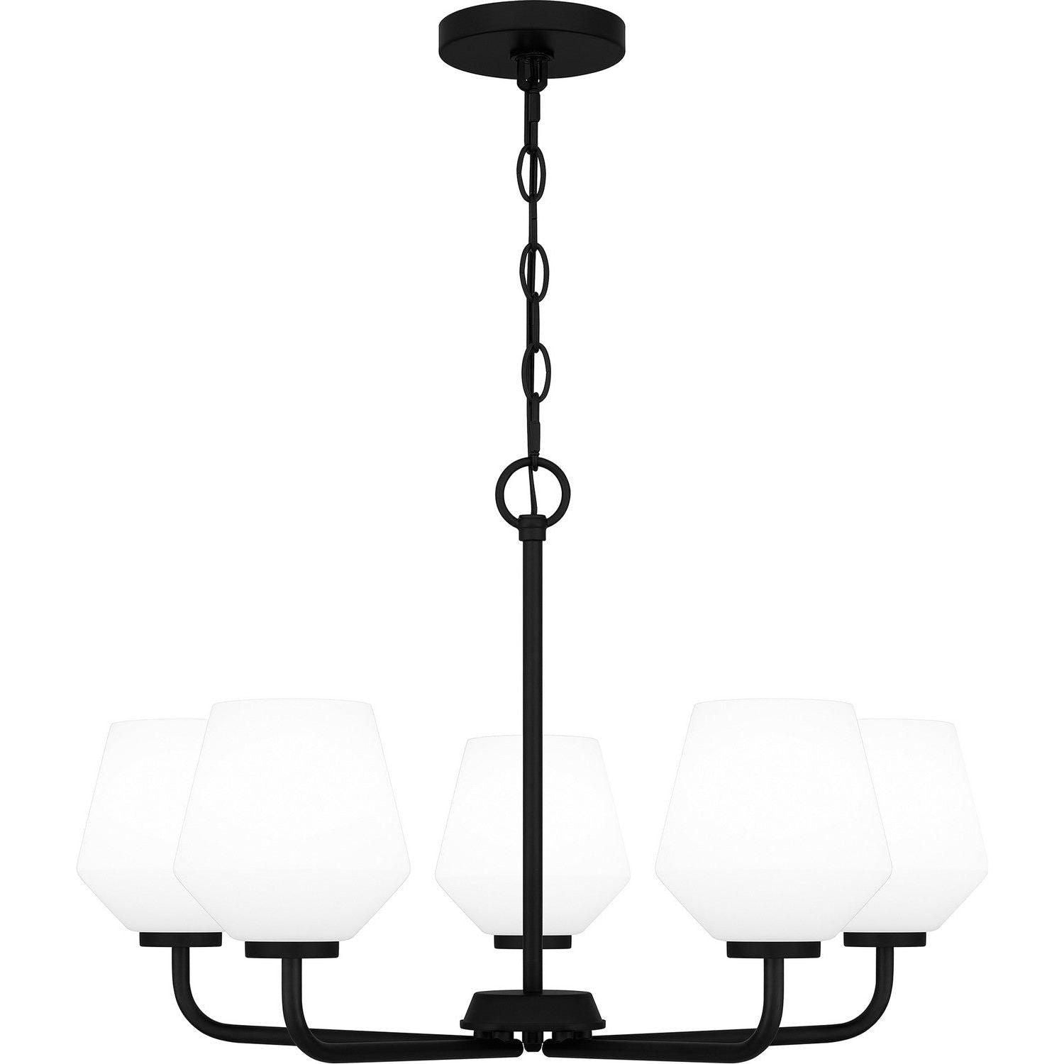 Quoizel - Nielson Chandelier - NIE5025MBK - Canada Light Shop