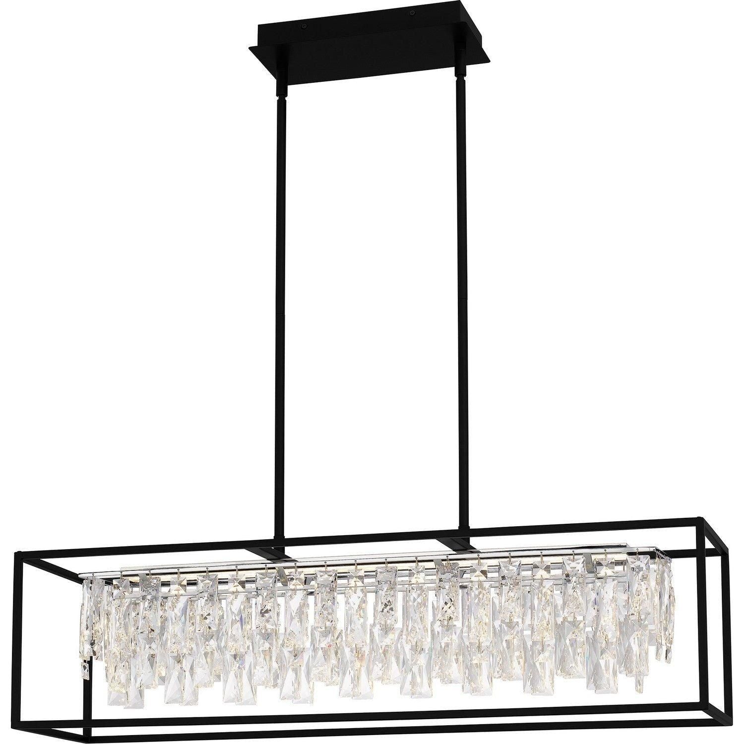 Quoizel - Brillance LED Linear Chandelier - PCBNC635MBK - Canada Light Shop