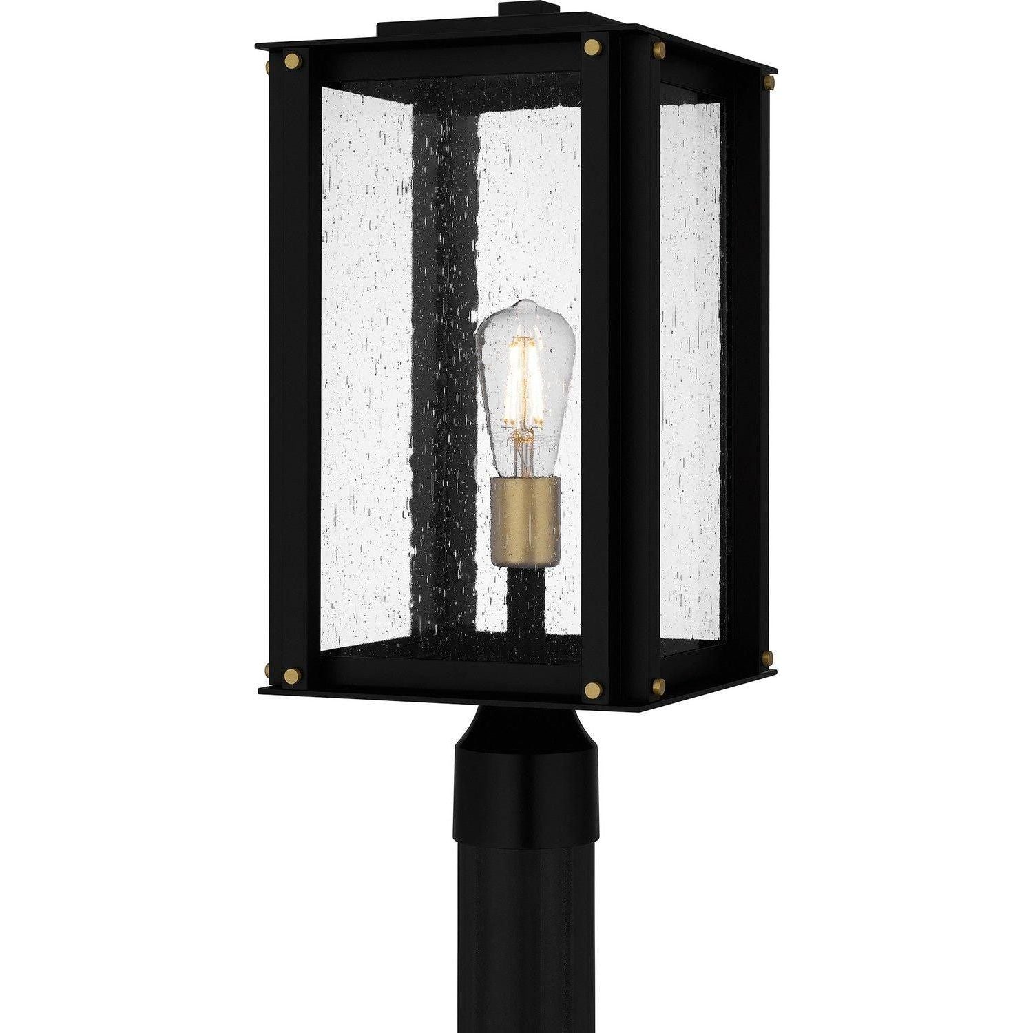 Quoizel - Robbins Outdoor Post Mount - ROB9009MBK - Canada Light Shop