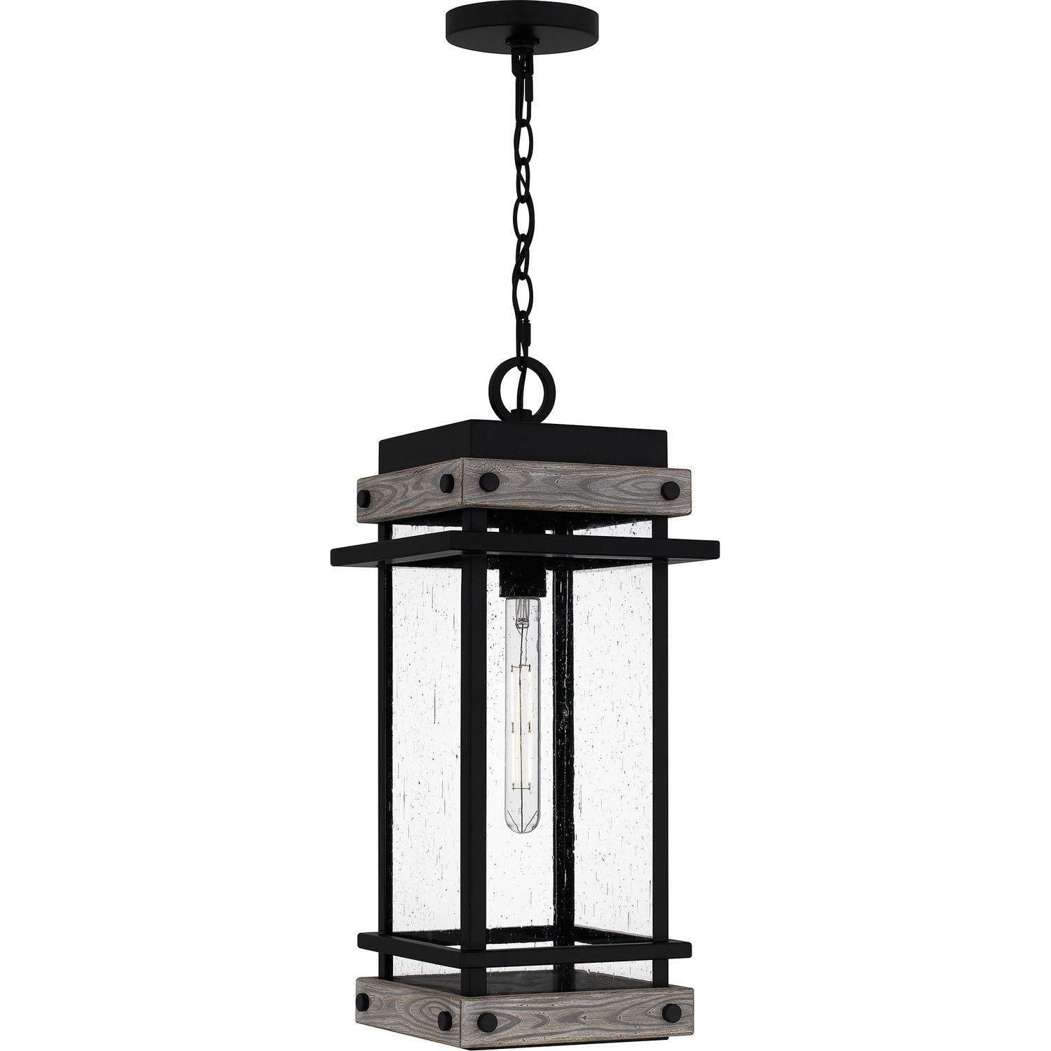 Quoizel - Strader Outdoor Hanging Lantern - SAD1909MBK - Canada Light Shop