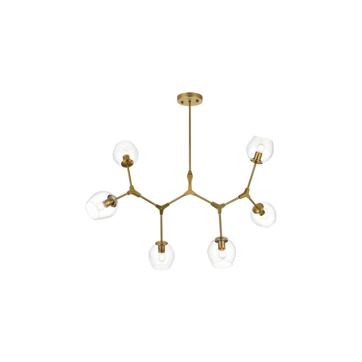 Elegant Lighting - Cavoli Chandelier - 1712G49BR - Canada Light Shop