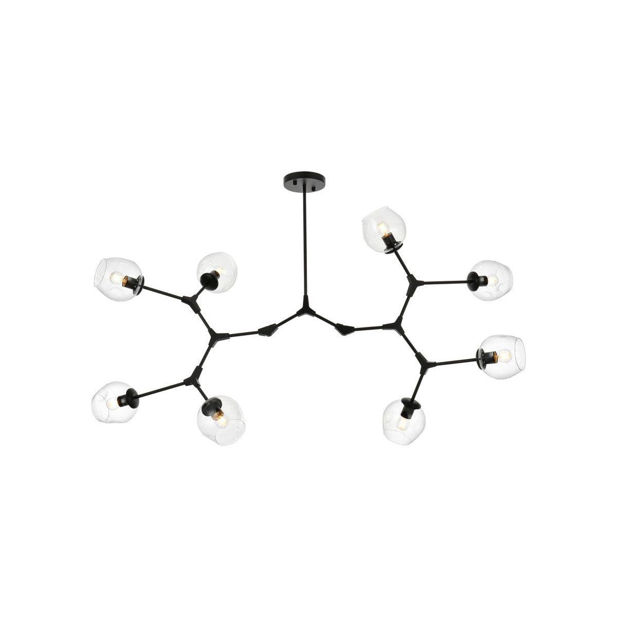 Elegant Lighting - Cavoli Chandelier - 1712G61BK - Canada Light Shop