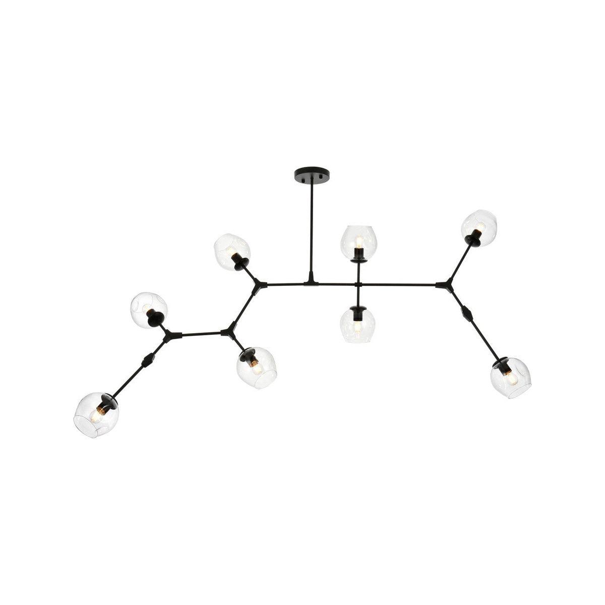 Elegant Lighting - Cavoli Chandelier - 1712G74BK - Canada Light Shop