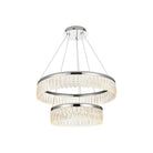 Elegant Lighting - Rune LED 2 Tier Chandelier - 2060G24C - Canada Light Shop