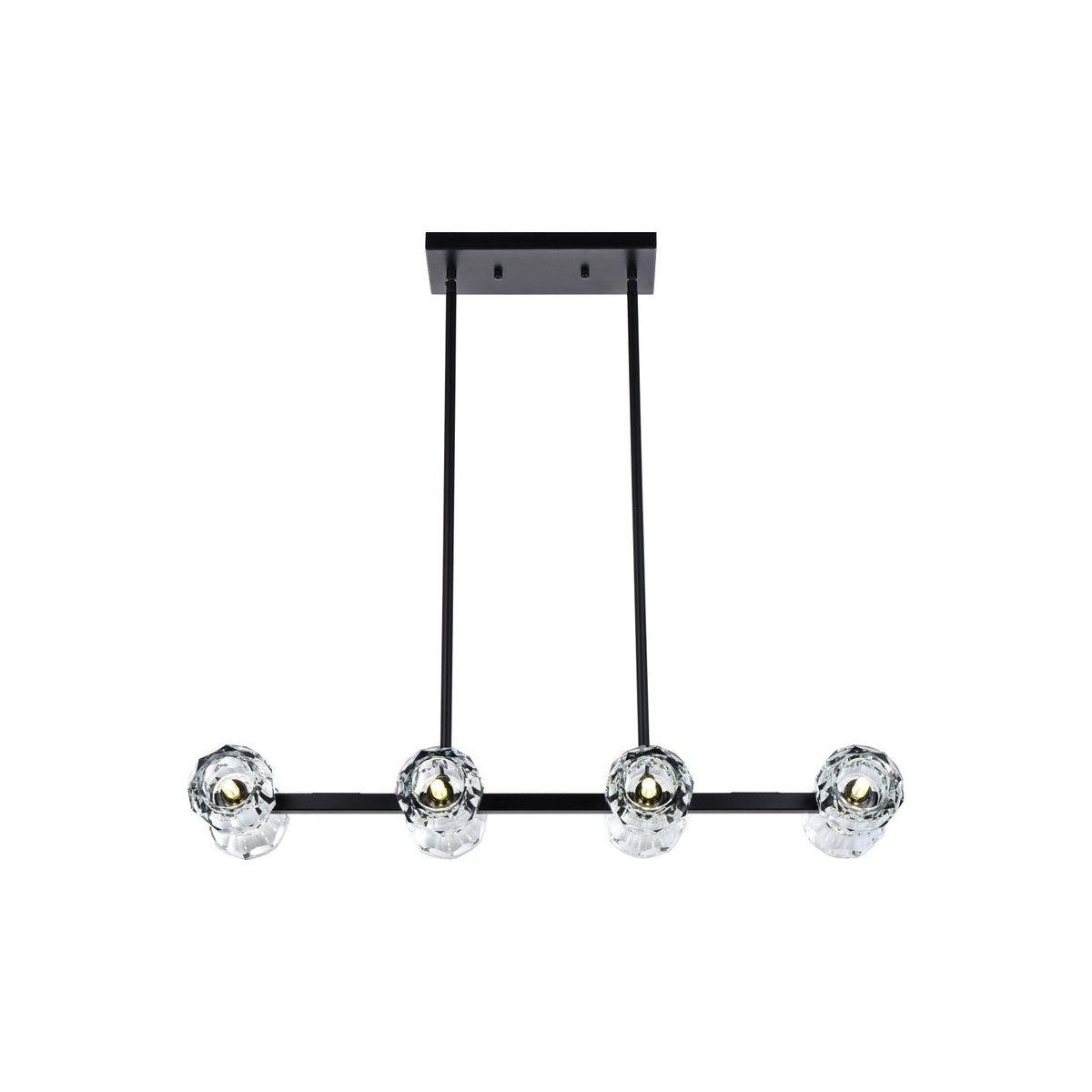 Elegant Lighting - Eren Pendant - 3505D31BK - Canada Light Shop