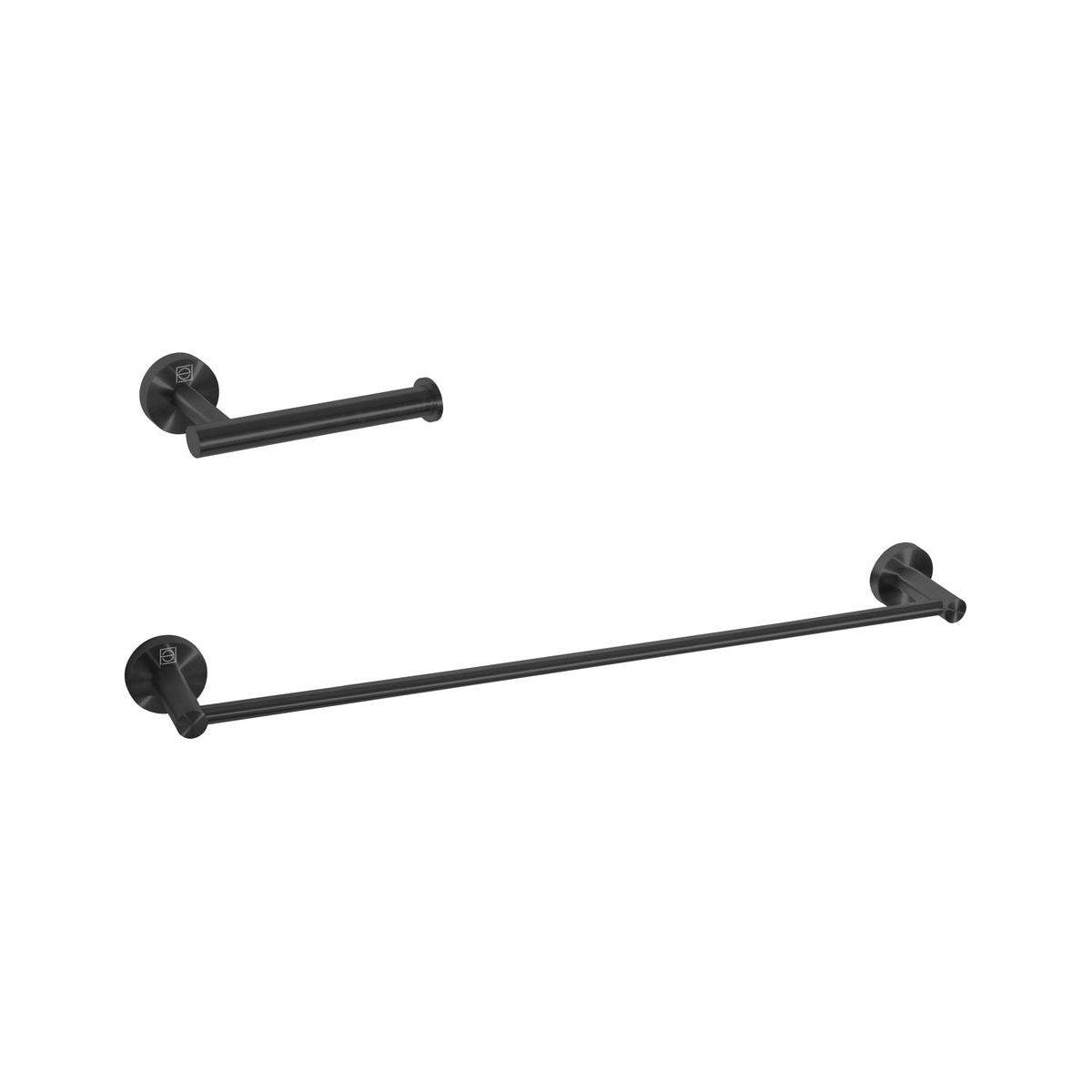 Elegant Lighting - Alma 2-Piece Bathroom Hardware Set - HWB-11S2MBK - Canada Light Shop