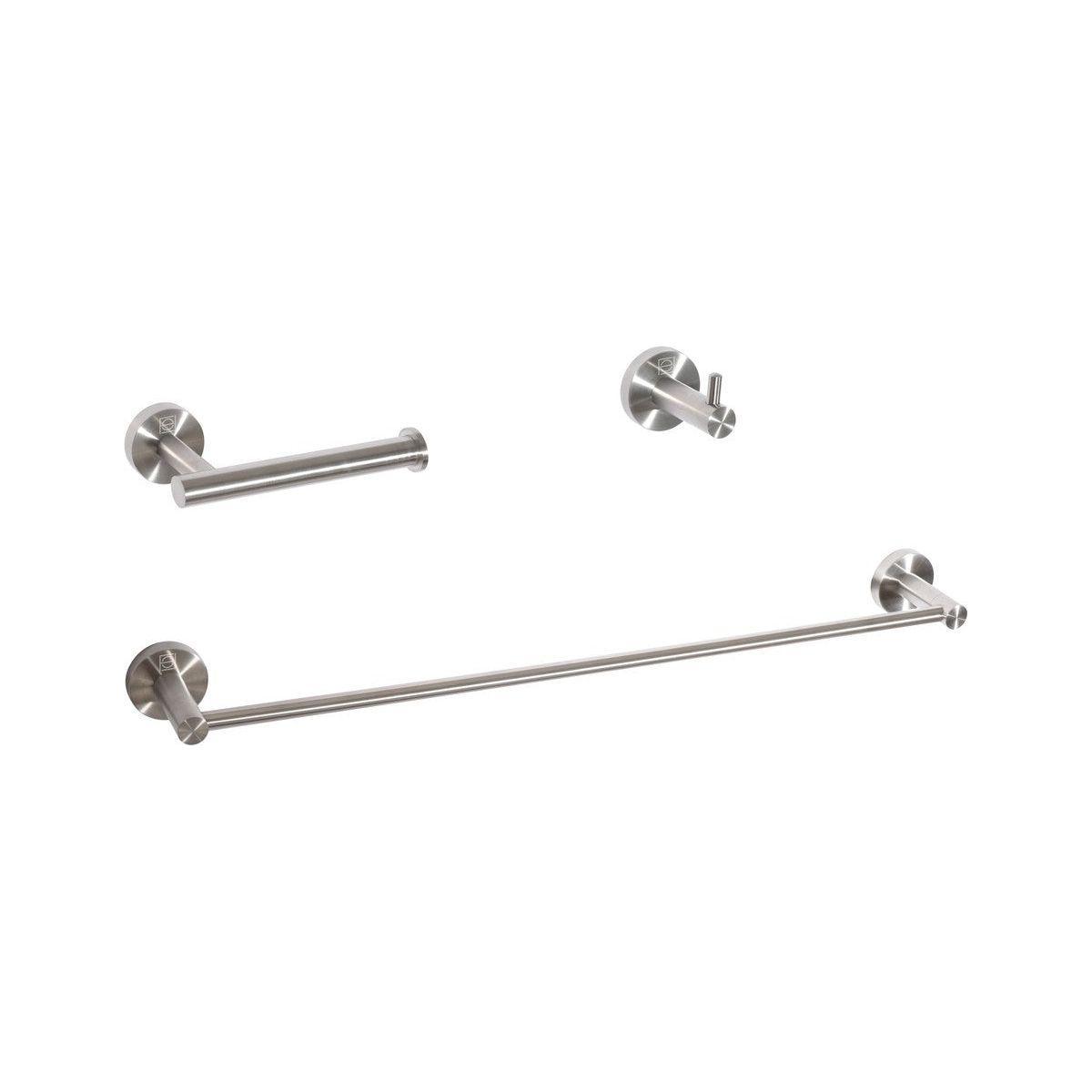 Elegant Lighting - Freya 3-Piece Bathroom Hardware Set - HWB-11S3HBNK - Canada Light Shop